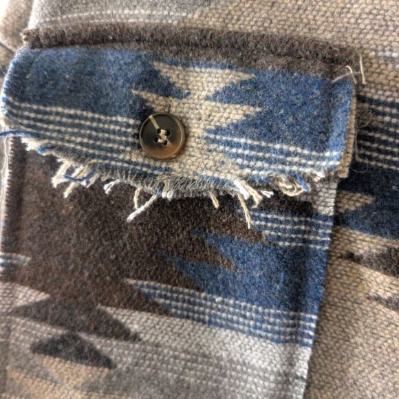 Aztec Print Retro Tribal Jacket Women's Size Small Button Down Boho - Picture 11 of 11